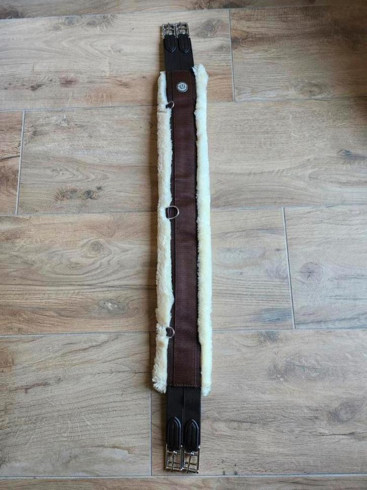 Singel met Bont, Dieren en Toebehoren, Paarden en Pony's | Hoofdstellen en Tuigage, Zo goed als nieuw, Overige soorten, Ophalen of Verzenden