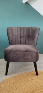 Mooie Fauteuil Liza antraciet (karwei), Huis en Inrichting, Stoelen, Ophalen, Hout, Zo goed als nieuw, Eén