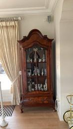 Antieke vitrinekast, Ophalen, Zo goed als nieuw, 25 tot 50 cm