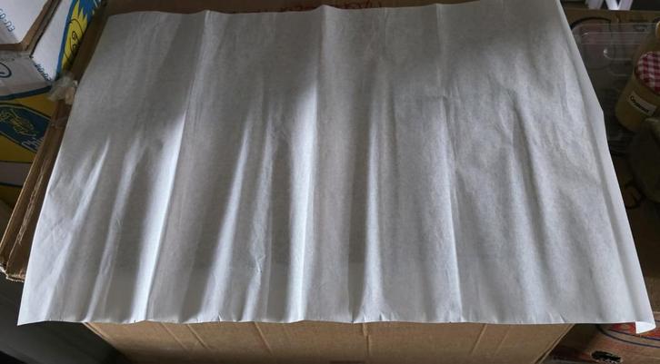 Vetvrij papier 42x62cm voor etenswaren en gebakken 1000 vel., Huis en Inrichting, Keuken | Keukenbenodigdheden, Nieuw, Ophalen