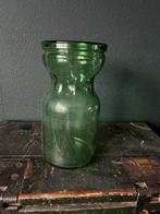 Groen oud hyacintglas, Antiek en Kunst, Ophalen of Verzenden