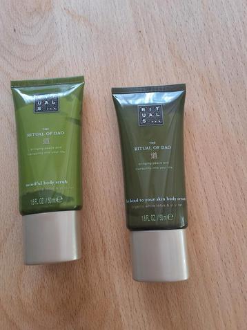Rituals of Dao, bodyscrub en bodycream, nieuw beschikbaar voor biedingen