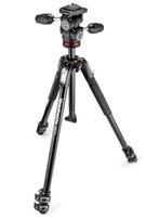 Manfrotto 290 MT294A3 Statief met 804RC2 Kop, Audio, Tv en Foto, Fotografie | Statieven en Balhoofden, Gebruikt, 150 tot 175 cm