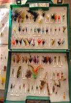Vliegvissen Koffertje met Vliegen, Ophalen of Verzenden, Gebruikt, Overige typen