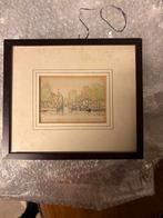 Seefdruk Gouda, Franse Kunstenaar, Antiek en Kunst, Kunst | Etsen en Gravures, Ophalen