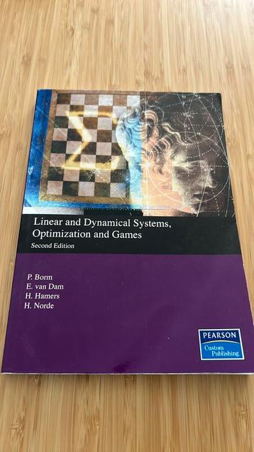 Linear and Dynamical Systems Optimization and Games beschikbaar voor biedingen