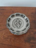 Te koop 6 tinnen schaaltjes onderzetters met lely, Ophalen