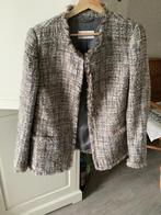 Leuk grijs beige bruin gemêleerd loshangend jasje van BASLER, Ophalen of Verzenden, Zo goed als nieuw, Maat 42/44 (L), Beige