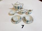Mini servies nr. 7, blauw wit, 8-delig, Huis en Inrichting, Keuken | Servies, Ophalen of Verzenden, 'T Olde Gre-j, Info@toldegrej.nl