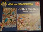 V Haasteren 500 + 1000 stukjes Puzzel, Verzenden, 500 t/m 1500 stukjes, Zo goed als nieuw, Legpuzzel