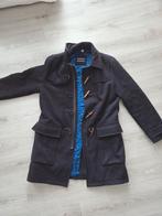 Tommy Hilfiger wollen houtje touwtje jas XL met capuchon, Blauw, Tommy Hilfiger, Maat 56/58 (XL), Ophalen of Verzenden