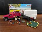 42346 Schleich Pick up met paardentrailer, Verzamelen, Speelgoed, Ophalen of Verzenden, Zo goed als nieuw