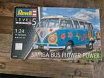 revell vw volkswagen t1 samba bus flower power 07050, Auto, Revell, Groter dan 1:32, Nieuw