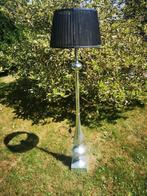 zilverkleurige glanzende schemerlamp, Ophalen, Gebruikt