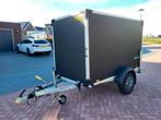 Humbaur gesloten dichte 1300kg enkelasser  251x132x152cm, Ophalen, Zo goed als nieuw
