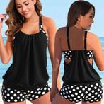 Tankini badpak zwart wit 34 36 38 40 42 44 46 48 50 52 54, Kleding | Dames, Badmode en Zwemkleding, Nieuw, Bikini, Ophalen of Verzenden