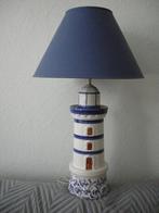 Keramiek lamp vuurtoren - zgan, Ophalen, Zo goed als nieuw, 50 tot 75 cm