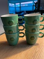 6 grote groene Douwe Egberts mokken, Huis en Inrichting, Keuken | Servies, Nieuw, Ophalen of Verzenden, Overige stijlen, Kop(pen) en/of Schotel(s)