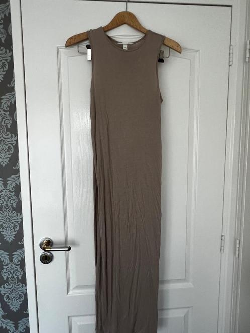 H&M hemd jurk midi beige maat S nieuw, Kleding | Dames, Jurken, Nieuw, Maat 36 (S), Beige, Onder de knie, Ophalen of Verzenden