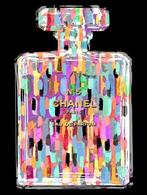 Glasschilderij Parfum fles Chanel Direct/Leverbaar/Enschede, Nieuw, Schilderij, 50 tot 75 cm, Ophalen
