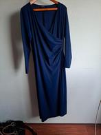 Lange jurk LaDress donkerblauw L/ 40, Maat 38/40 (M), Blauw, Ophalen of Verzenden, Zo goed als nieuw