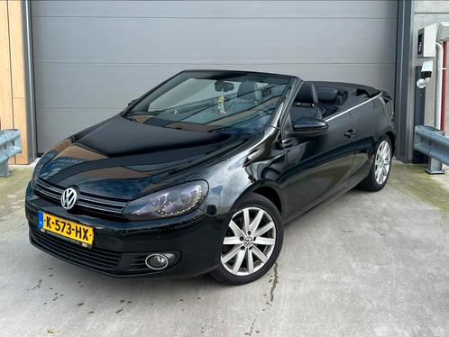 Zwarte Volkswagen Golf 6 Cabriolet 1.4 TSI 7-Traps DSG AUT!, Auto's, Volkswagen, Bedrijf, Golf, Aangepast voor mindervaliden, ABS