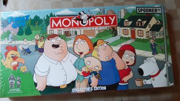 bordspel in seal cartoon Monopoly Family Guy Monopolie USA  beschikbaar voor biedingen