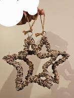 2x Leuke "kerst" decoratie sterren NIEUW!, Ophalen of Verzenden, Nieuw