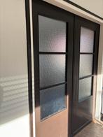 Ensuitedeuren met kozijn te koop, Doe-het-zelf en Verbouw, Kozijnen en Schuifpuien, Gebruikt, Deurkozijn, Hout, Ophalen