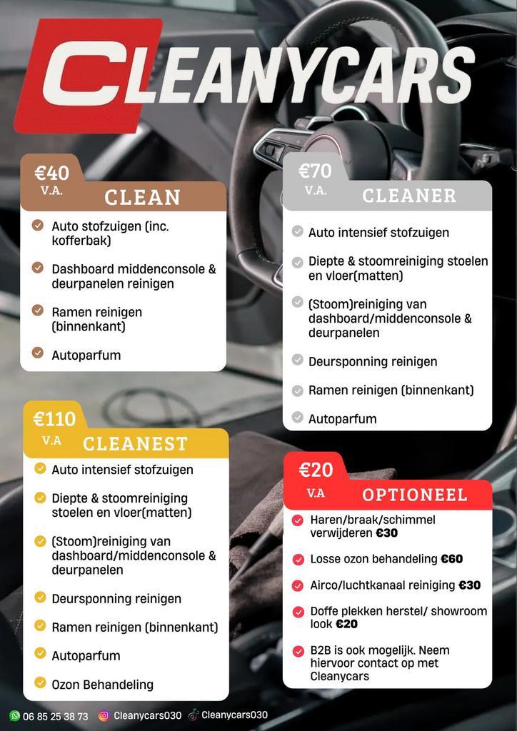 Van dieptereiniging naar blijvend showroom fris!, Auto-onderdelen, Dashboard en Schakelaars, Alfa Romeo, Amerikaanse onderdelen
