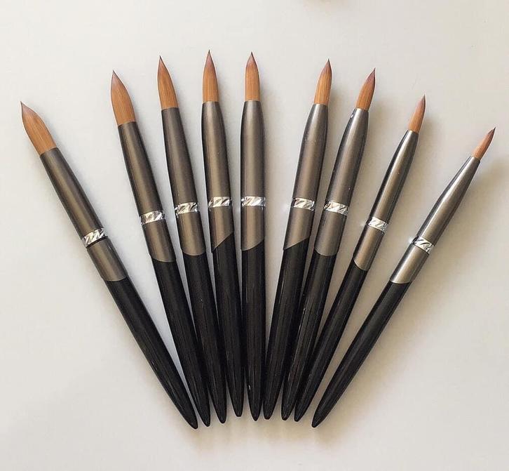 Penseel Nr.6->18 Kolinsky Haar. Nagels/Nagelstyliste., Sieraden, Tassen en Uiterlijk, Uiterlijk | Cosmetica en Make-up, Nieuw