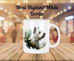West Highland White Terrier mok, Dieren en Toebehoren, Nieuw, Verzenden