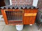 Houten konijnenhok, Gebruikt, Konijn, Hok, 75 tot 110 cm