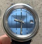 Seiko vintage Seiko 7005-8190 heren horloge Japan, Ophalen, Seiko, Staal, Leer