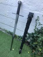 mooi metalen ridder zwaard/ slagzwaard, 98 cm lang, Ophalen of Verzenden, Zwaard of Sabel