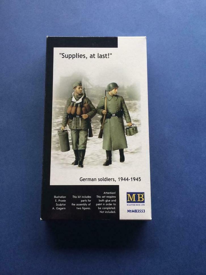 MASTERBOX 3553 Supplies, At Last!" 1/35, Hobby en Vrije tijd, Modelbouw | Figuren en Diorama's, Nieuw, 1:35 tot 1:50, Ophalen of Verzenden
