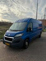 Peugeot Boxer GB 333 L3h2 Bluehdi 130PK 2016 Blauw, Voorwielaandrijving, Parkeersensor, Stof, 4 cilinders