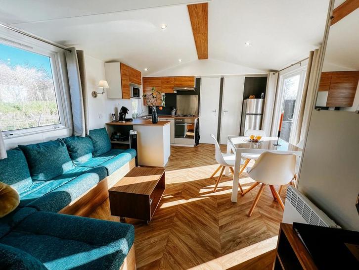 Chalet / vakantiehuisje Renesse te koop !, Caravans en Kamperen, Stacaravans, tot en met 4, Ophalen
