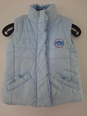 Leuke bodywarmer lichtblauw 2 kanten 104 beschikbaar voor biedingen