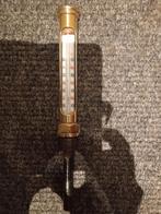 Antiek koperen thermometer, Antiek en Kunst, Antiek | Gereedschap en Instrumenten, Ophalen of Verzenden