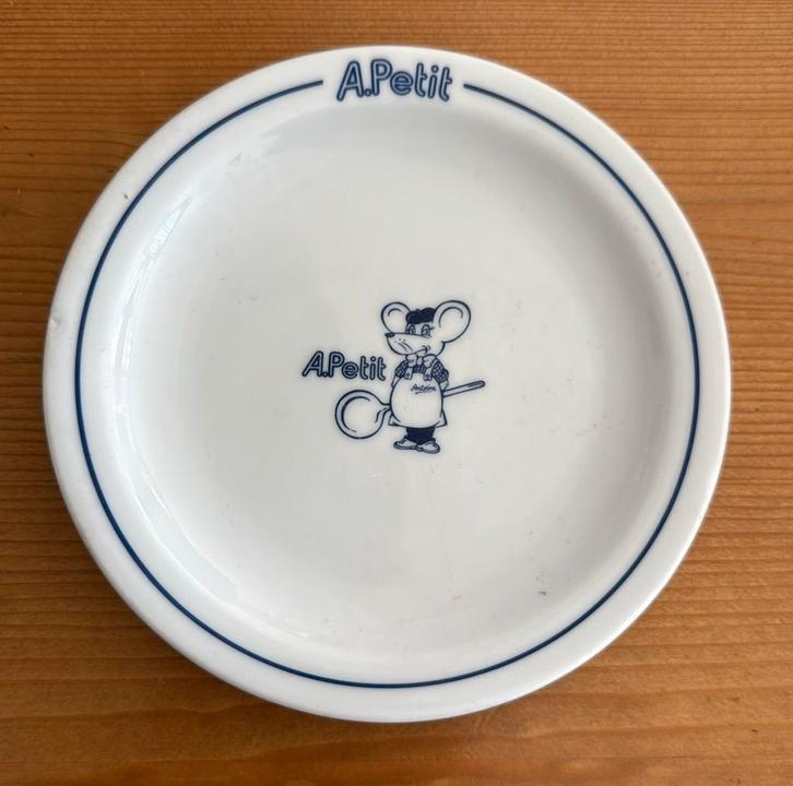 Bordje met muis – A. Petit Antoine Mosa 28, Antiek en Kunst, Antiek | Porselein, Ophalen of Verzenden