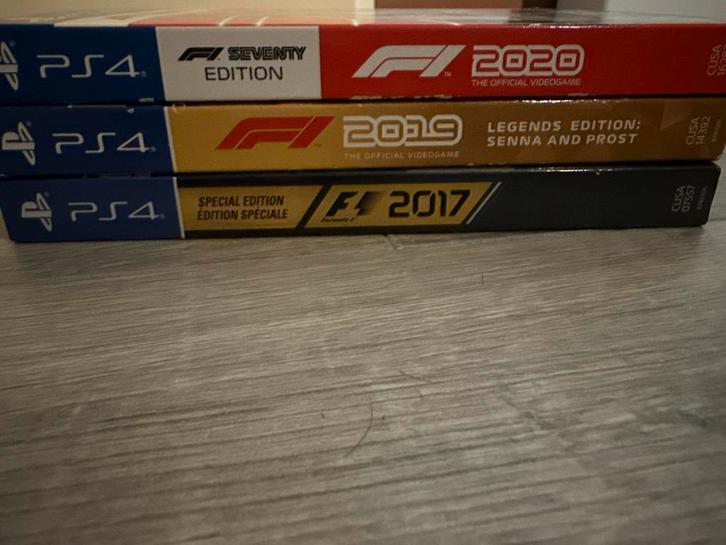 PS4 F1 Games - 2017, 2019, 2020, Spelcomputers en Games, Games | Sony PlayStation 4, Zo goed als nieuw, Verzenden
