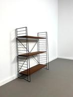 Vrijstaand teak vintage Tomado wandrek door A. Dekker 1960, Ophalen of Verzenden, Gebruikt