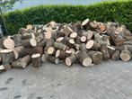 Dikke vracht 4,8 kuub eiken essen haardhout thuisbezorgd🔥🔥, Tuin en Terras, Haardhout, 3 tot 6 m³, Ophalen, Eikenhout, Blokken