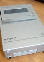 Uniek!! BetaMax draagbare recorder met accu's en oplader, Ophalen, Gebruikt, Betamax-speler of -recorder