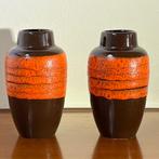 Vintage Vazen set Scheurich West Germany Fatlava 549 21, Antiek en Kunst, Antiek | Vazen, Ophalen of Verzenden