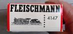 Fleischmann 4147 stoomlocomotief met tender., Gebruikt, Fleischmann, Ophalen of Verzenden, Gelijkstroom