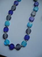 MOOIE VINTAGE KETTING MET GLASKRALEN, Verzenden, Overige materialen, Ketting