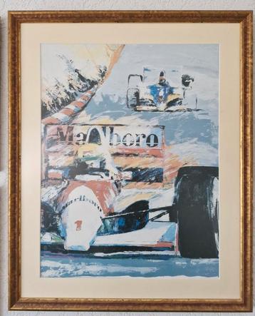 Ayrton Senna Mclaren MP 4-5 reproductie  beschikbaar voor biedingen