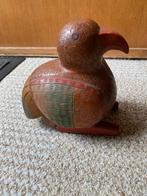 Houten vogel handwerk 10 cm hoog, Ophalen of Verzenden